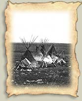 Campement d'Indiens pieds-Noirs dans les prairies, Alberta, 1874, Archives du muse Glenbow NA-249-78