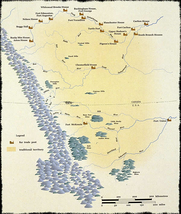 Trading Posts - Courtesy of Glenbow Museum