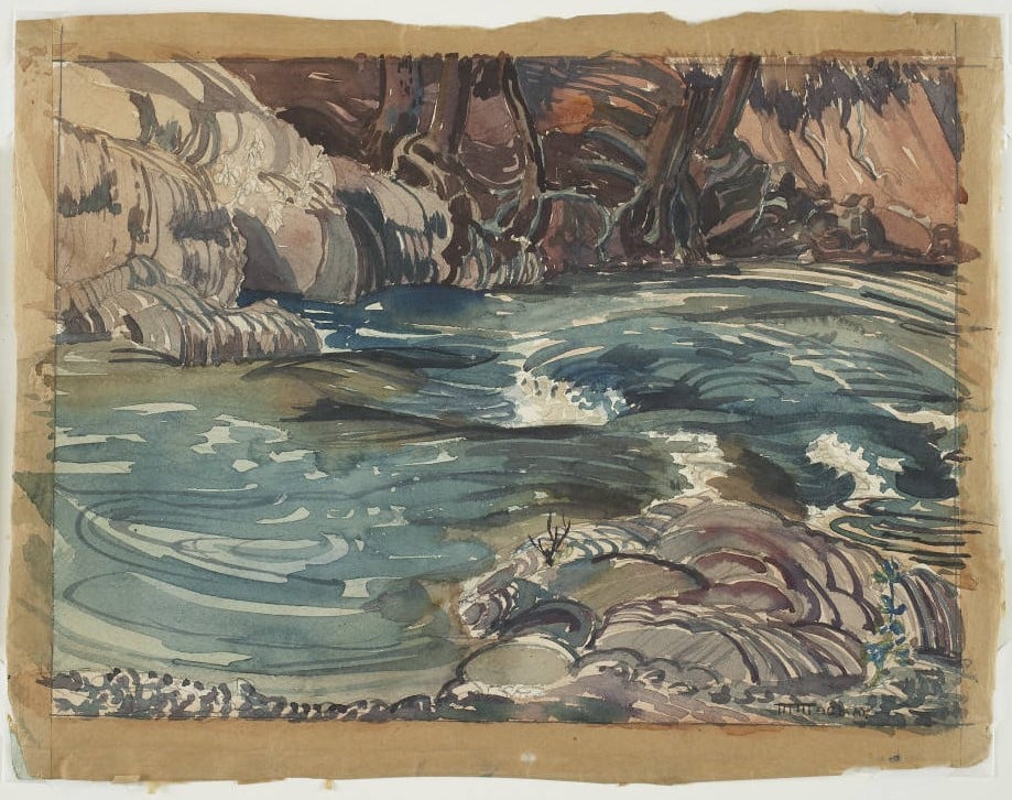 Marion Nicoll, Mountain Water, c. 1940, Collection of Glenbow.