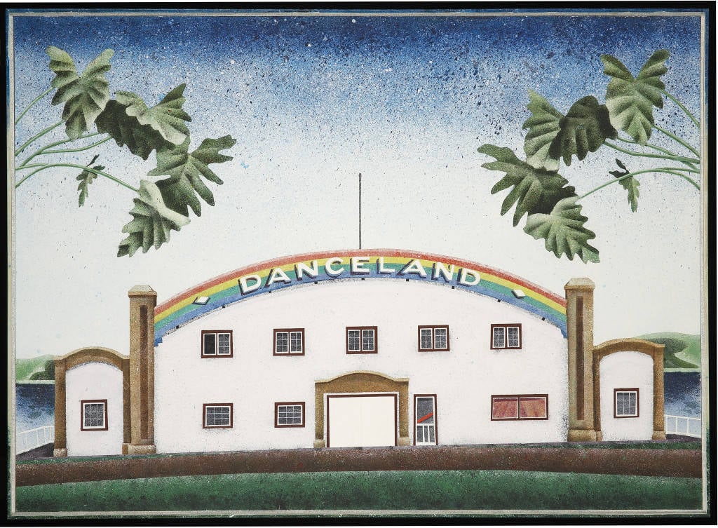 David Thauberger, Rainbow Danceland, 1979, Collection of Glenbow.