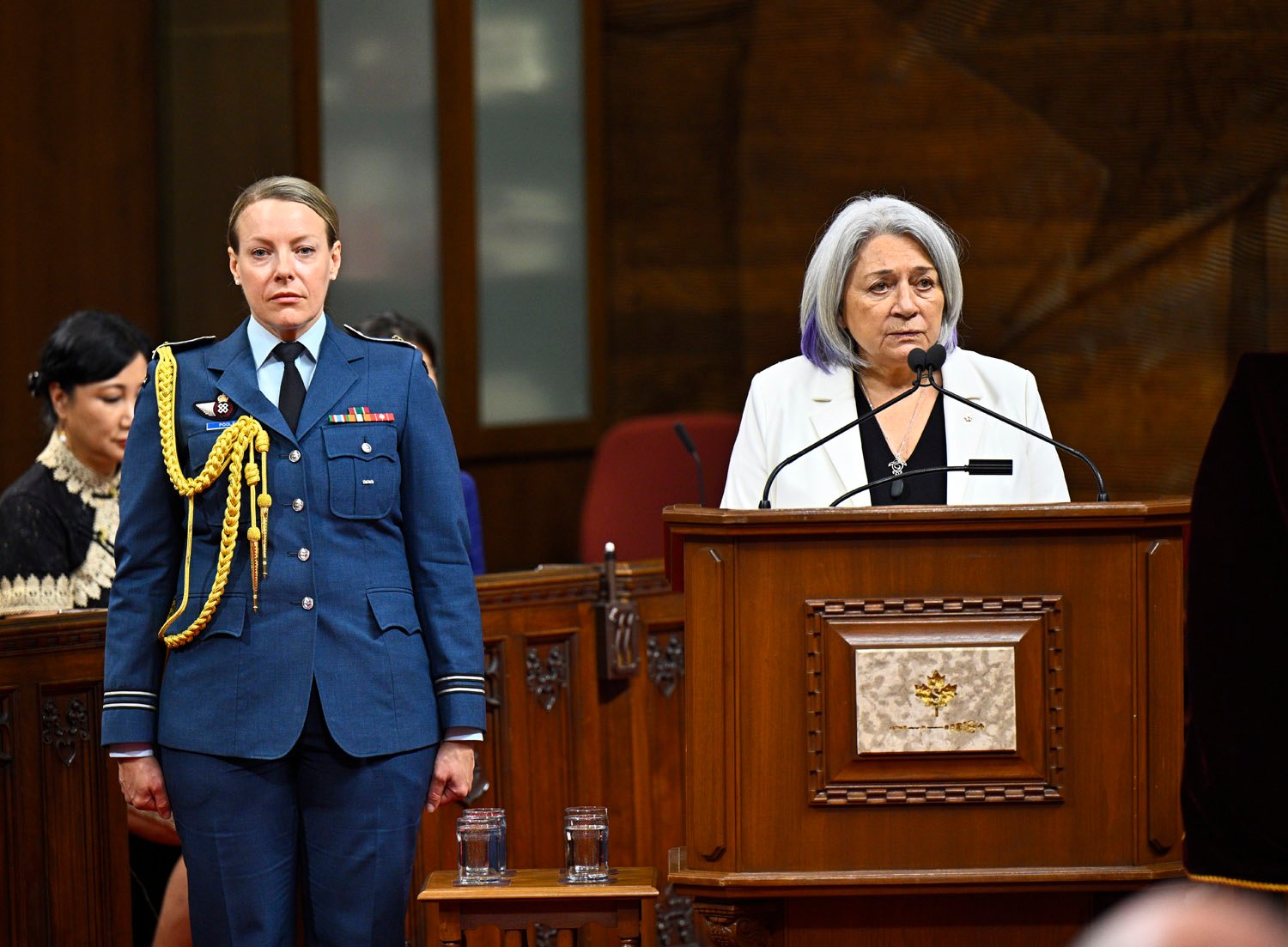 Her Excellency, the Rt. Hon. Mary Simon, Governor General of Canada gives opening remarks. Photo: Visions by David.