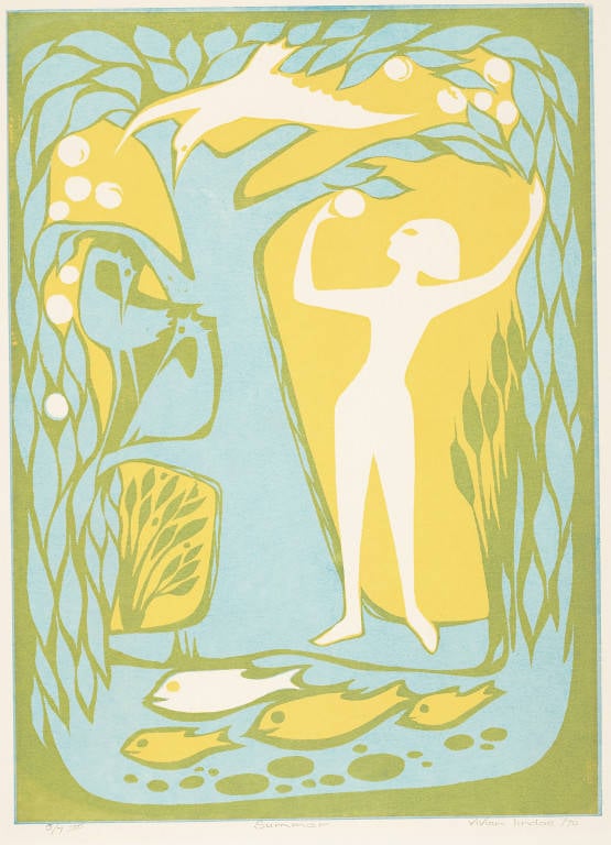 Vivian Lindoe, Summer, 1970, Collection of Glenbow.