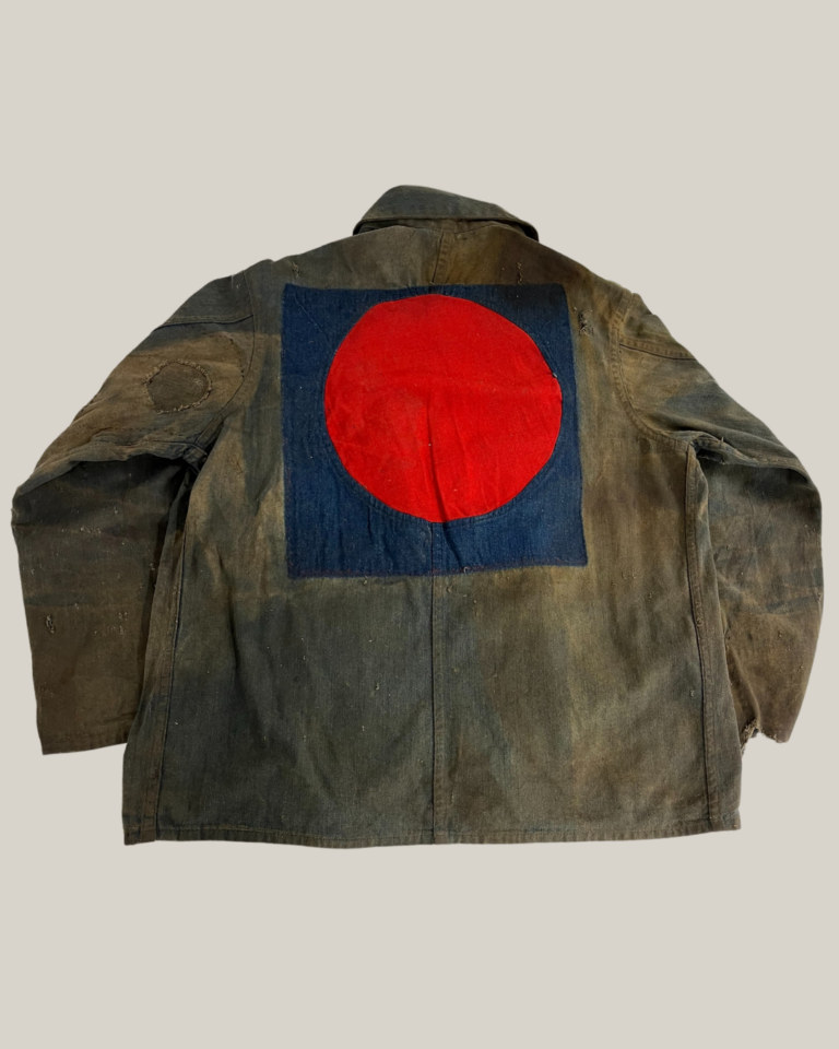 Prisoner of War Jacket, ca. 1939-45, Collection of Glenbow. Donated by the Tansleys in veneration of Alberta's pioneering spirit and to encourage the perpetuation of the study of Alberta's history.
