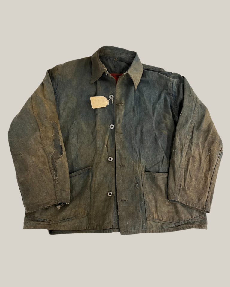 Prisoner of War Jacket, ca. 1939-45, Collection of Glenbow. Donated by the Tansleys in veneration of Alberta's pioneering spirit and to encourage the perpetuation of the study of Alberta's history.