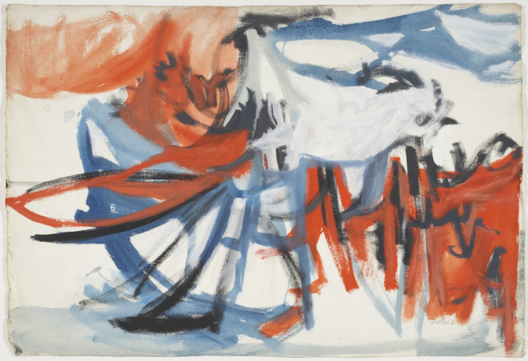 Takao Tanabe, Untitled D, 1958, Collection of Glenbow. Gift of the artist, 2008.